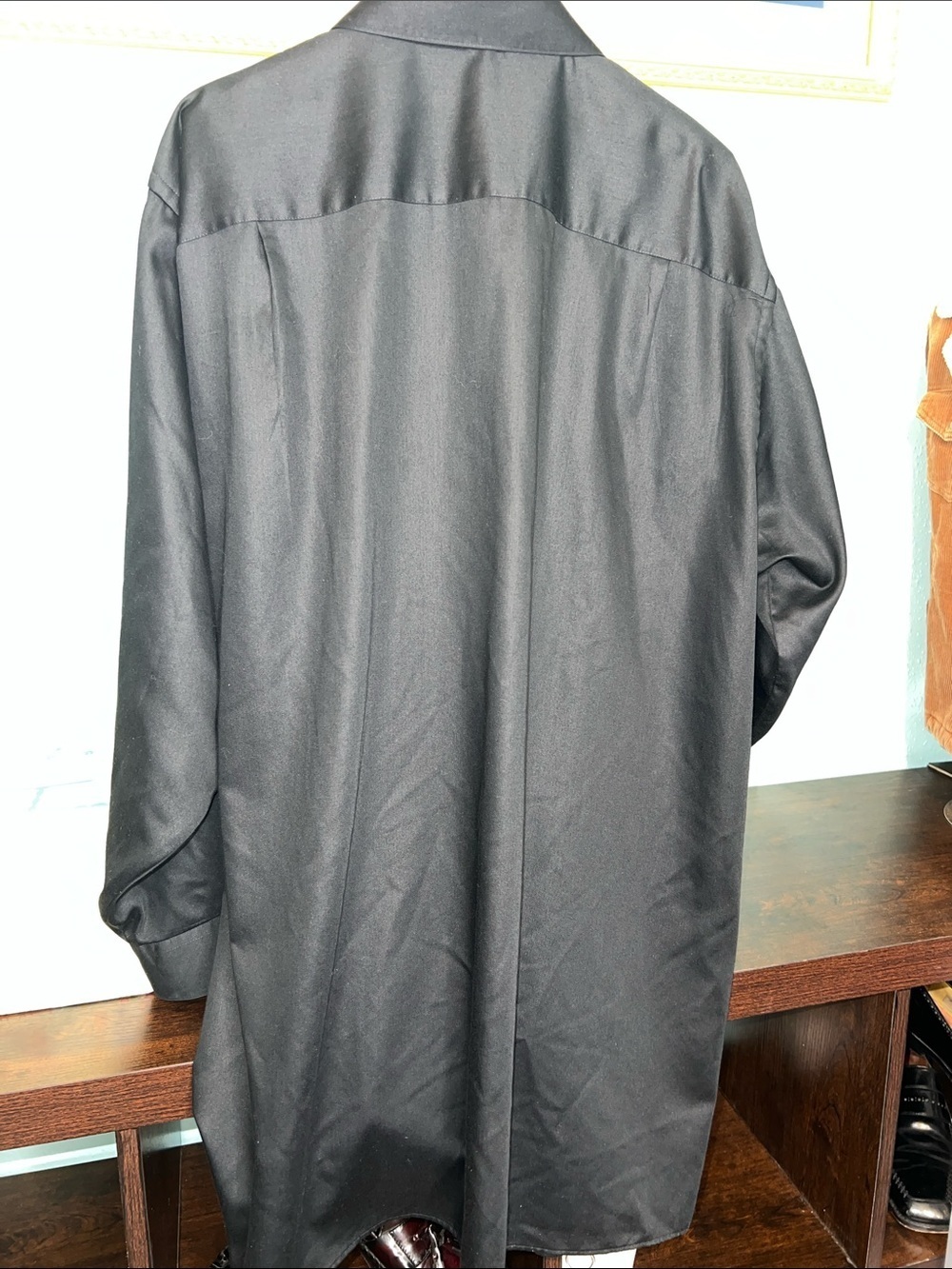 Geoffrey Beene Men's Black Long-Sleeve Dress Shirt - Picture 6 of 6